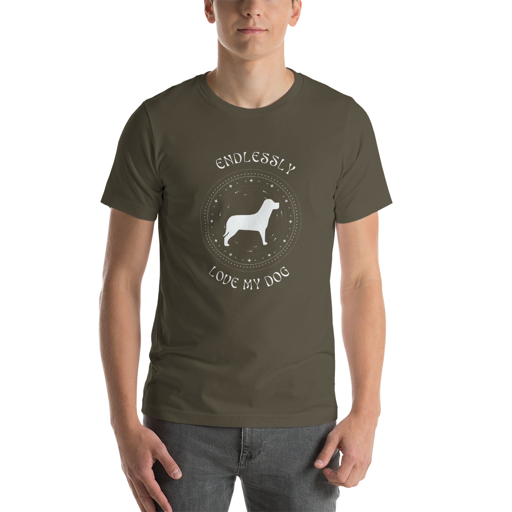 Endlessly Love My Dog  Unisex t-shirt
