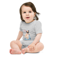 Pug lover Baby short sleeve one piece