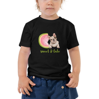 French Bulldog  Puppy Toddler Short Sleeve Tee