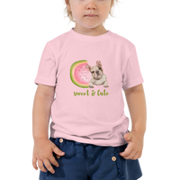 French Bulldog  Puppy Toddler Short Sleeve Tee