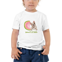 French Bulldog  Puppy Toddler Short Sleeve Tee