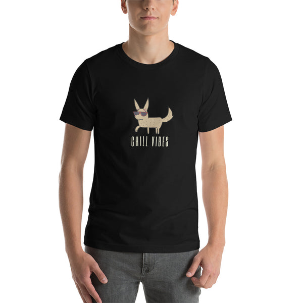 Chill Vibes Dog Unisex t-shirt for