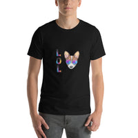 Pit Bull lover LOL Unisex t-shirt