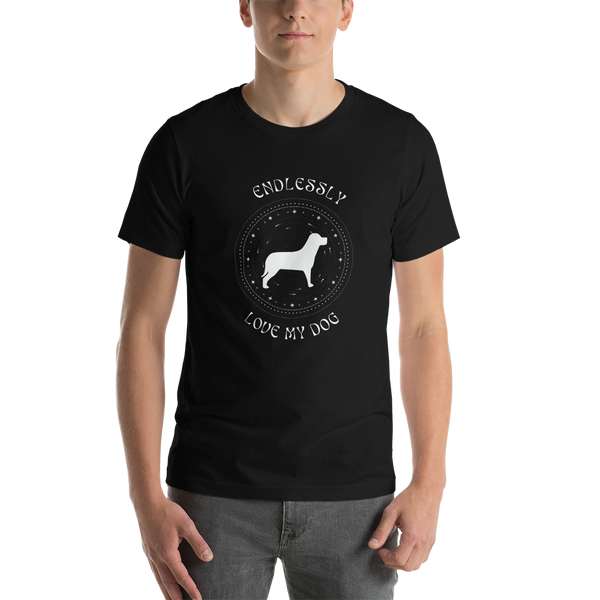 Endlessly Love My Dog  Unisex t-shirt