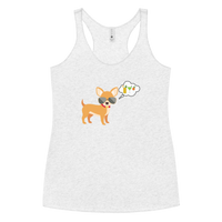 Chihuahua Fun Women's Racerback Tank