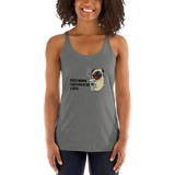 Pug &Coffee Lover Women's Racerback Tank