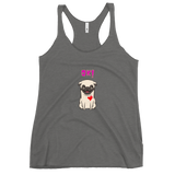 OK Fun Pug Women's Racerback Tank