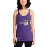 Pug &Coffee Lover Women's Racerback Tank