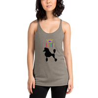 Royal Poodle Racerback Tank