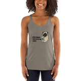 Pug &Coffee Lover Women's Racerback Tank