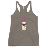 OK Fun Pug Women's Racerback Tank