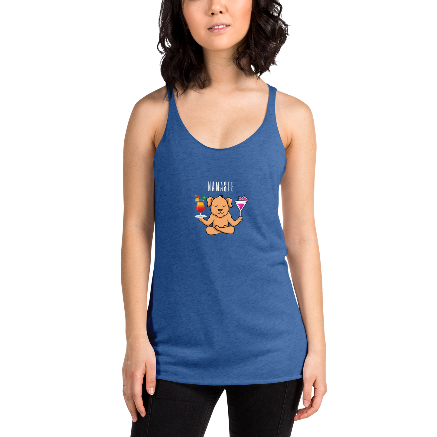 Namaste Fun  Women's Racerback Tank